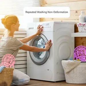 Sac de lavage pour soutien-gorge en polyester, anti-déformation, réutilisable, imperméable, pour lave-linge et sèche-linge - Product Image 6