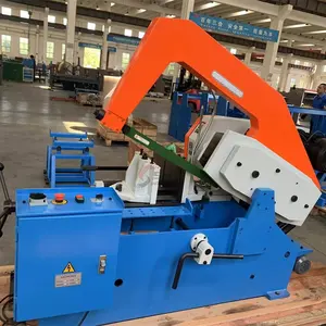 Precision Hack Sawing Machine HS7125 HS7132 HS7140 HS7150 Hydraulic Horizontal Metal Cutting Hacksaw Machine