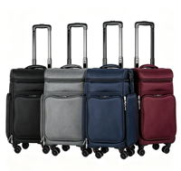 Valise à roulettes en tissu Oxford, grande capacité, pour maquillage professionnel, trousse de beauté, boîte à cosmétiques