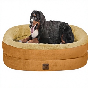 Ortopedik Yıkanabilir Büyük Köpek Yatağı, Çıkarılabilir Kılıf, Kaymaz Taban, Su Geçirmez, Özelleştirilebilir Renkler ve Boyutlar - Product Image 1