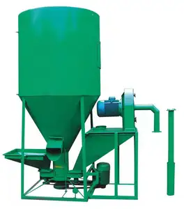 Agricultural Equipment Farm Grinder And Mixer Wheat Bran Corn Paddy Rice Poultry Feed Milling Mixing Machine