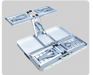 <span class=keywords><strong>Table</strong></span> en aluminium Chaises <span class=keywords><strong>Table</strong></span> de pique-nique pliante <span class=keywords><strong>Table</strong></span> de pique-nique <span class=keywords><strong>Valise</strong></span> de <span class=keywords><strong>camping</strong></span> en plein air avec 4 sièges et trou pour parapluie - Product Image 3
