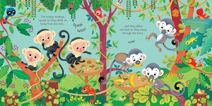 หนังสือเสียงสัตว์หลากสีสันสำหรับเด็ก หนังสือเสียงเกี่ยวกับสิงโตและลิง - Product Image 4