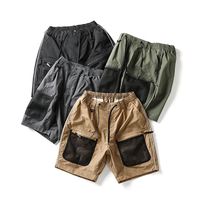 Pantalones Cortos Cargo Retro de Lona para Hombre y Mujer, Pantalones Capri Casuales Holgados de Verano, Pantalones de Playa Transpirables de Secado Rápido y Ecológicos