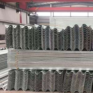 Дорожный барьер безопасности для автомагистралей, трехволновой, стальной, оцинкованный, дорожное ограждение, ударопрочный, безотражающий - Product Image 3