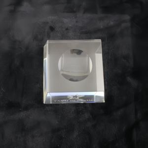 Sfera di cristallo inciso per i regali di aviazione <span class=keywords><strong>3D</strong></span> Laser globo di cristallo con supporto per la decorazione - Product Image 3