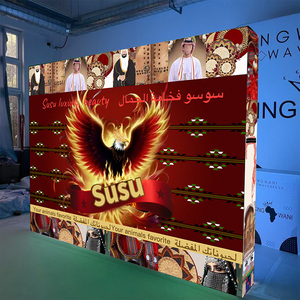 10x8ft Stoff Pop-up Display Banner Stand Messestand Hintergrund Medienwand Fotobox Pop-Display Pop-up Banner LED Leuchtkasten - Product Image 2