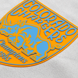 Insigne de silicone de presse à chaud thermique d'impression personnalisée 3d autocollants de transfert de chaleur en caoutchouc de silicone épais en relief - Product Image 6