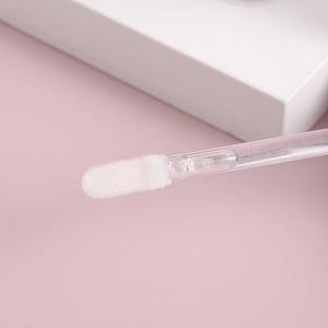 Grosir tabung lipgloss persegi kosong hitam pink emas putih tabung lip gloss beku Dan kotak label kustom - Product Image 4