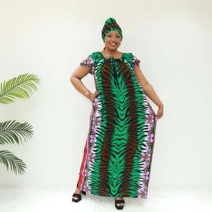 Abito muslimah boubou de cuisine Love Sahara KT01-607FY Tanzania abbigliamento boubou - Product Image 3