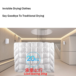 Séchoir à linge <span class=keywords><strong>mural</strong></span> sans perçage pour intérieur, ligne à linge pour balcon, hôtel, cordes à linge rétractables - Product Image 4