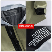 Blouson Bomber Zippé Homme Personnalisé avec Logo Teint, Style Streetwear, Léger, Décontracté, Sportif, à Manches Longues, pour l'Extérieur - Vente en Gros ODM