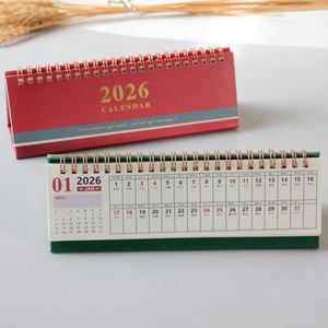 2026 Simple Mini Office Desktop Decoration Portable Self-Discipline Small <b>Calendar</b> with Clock-In Notepad Plan Book Desk <b>Calendar</b> - Product Image 4
