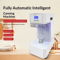 Machine de scellage de canettes entièrement automatique et intelligente, équipement commercial, utilisation industrielle facile, scellage de thé au lait, usage domestique, Chine