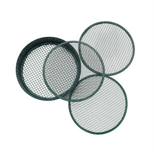 Tamis de jardin moderne en acier galvanisé, maille fine à trous carrés, 3-en-1, durable, <span class=keywords><strong>facile</strong></span> à installer, diamètre 37 cm, petit tamis de jardin pour intérieur - Product Image 2