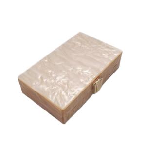 Mode Frauen Perle Weiß Braut Handtasche Acryl Abend tasche Hochzeit Clutch Geldbörse Für Brautjungfer - Product Image 5