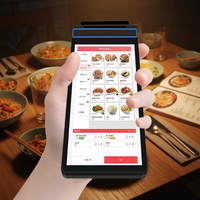 Système de point de vente portable tout-en-un de 8 pouces, 4+64 Go, caisse enregistreuse, kiosque de paiement, terminal de paiement, point de vente