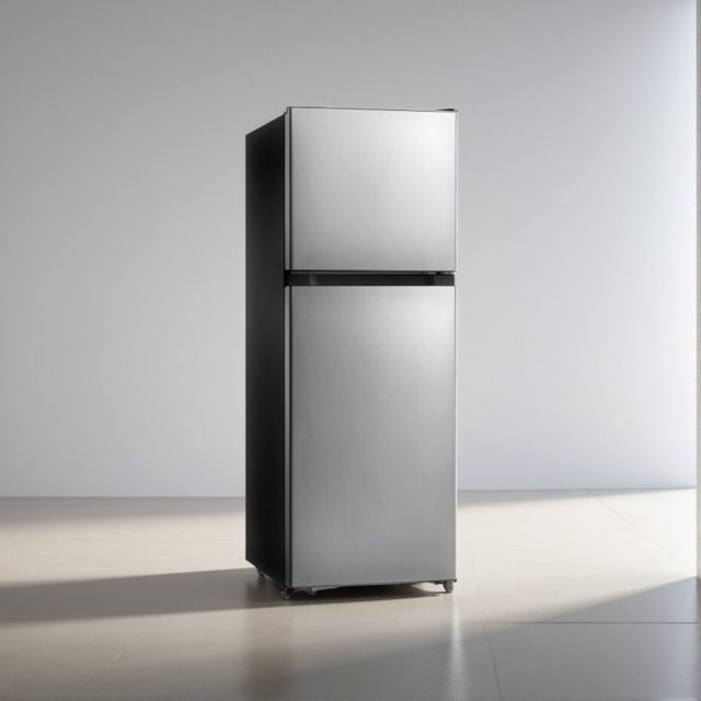 OLYAIR 95L Double Door Refrigerator with Top Mounted Freezer Electric BCD-95 Fridge Household Defrost Fridge