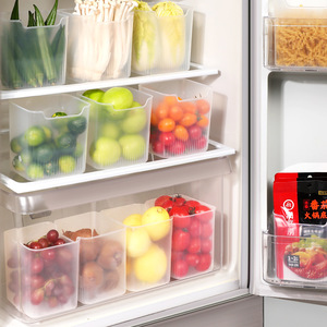 Boîte de rangement pour réfrigérateur Rongxing, organiseur alimentaire en plastique pour porte latérale et étagère intérieure du réfrigérateur, avec fonction de conservation portable - Product Image 2