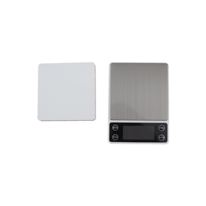 Balance de cuisine numérique carrée en plastique, design minimaliste, mesure précise pour peser le thé, couleur blanche - Product Image 6