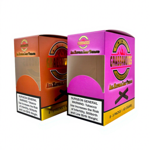 Individuell bedruckte leere <span class=keywords><strong>Grabba</strong></span> Fronto Blatt-Tabakbeutel, ganze Blätter, Tabakblatt-Wraps, Display-Papierbox - Product Image 3