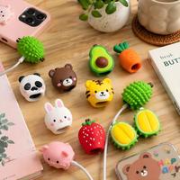 Protector de Cable de Datos de Silicona con Diseño de Dibujos Animados DR 2026, Anti-Rotura, Colores y Tamaños Personalizables para iPhone 15 Pro Max