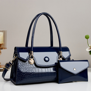 Nouvelle collection 2026 : Sacs à bandoulière de luxe pour <span class=keywords><strong>femme</strong></span>, motif crocodile, avec <span class=keywords><strong>portefeuille</strong></span> assorti – Vente en gros transfrontalière - Product Image 4