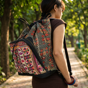 กระเป๋าเป้สะพายหลังสำหรับนักเรียนหญิง,กระเป๋าสะพายไหล่แนววินเทจ - Product Image 3