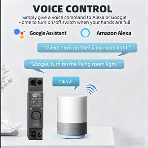 Disjuntores Miniatura Controlados por TUYA/SmartLife 63A 1P+N Interruptor Inteligente WiFi MCB com Medidor de Energia, Monitoramento de kWh e Relé Temporizador - Product Image 6