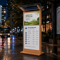 Señalización Digital Personalizada para Paradas de Autobús, Diseño Resistente al Agua y Duradero