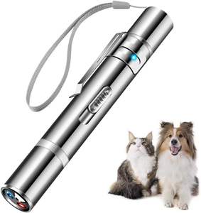 Fournisseurs personnalisés d'animaux de compagnie Jouet pointeur de lumière LED interactif avec point rouge en plastique Assurance commerciale pour chats - Product Image 1