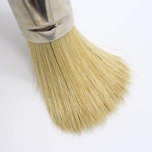 Yep industriel bricolage qualité haute qualité manche en bois en forme de cire pinceau peinture murale poils purs pour meubles peinture à la craie - Product Image 5