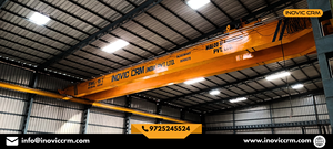ซื้อเครน EOT แบบคานคู่คุณภาพพรีเมียม INOVIC CRM ขนาด 5-50 ตัน |   เครนเหนือศีรษะสำหรับงานหนักสำหรับโรงไฟฟ้าเหล็ก (ไม่มีการรับประกัน) - Product Image 4