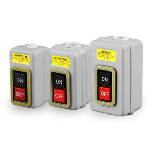 Interrupteur à bouton-poussoir Bs216b Bs230b Bs211b 380V 3P 1.5Kw 2.2Kw 7.5Kw pour démarrage de moteur, étanche à la poussière IP40 - Product Image 1