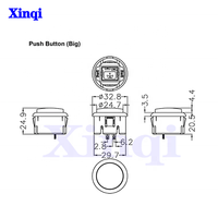 Prix d'usine vente en gros personnalisé 8 voies Sanwa Arcad PC contrôleur USB Joystick zéro retard Push bricolage Kits d'arcade