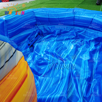 WINSUN Toboggan aquatique gonflable commercial pas cher de 24 pieds de haut pour enfants Toboggan aquatique Showtime pour location