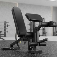 Tabouret d'entraînement pliable multifonctionnel en métal avec cadre en acier allié pour la musculation avec haltères