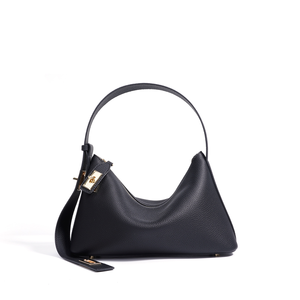 Bolso de Mano de Piel Vacuna de Primera Calidad, Colección Primavera, Diseño Exclusivo, Bolso de Hombro Vintage para Mujer con Cadenas, Impermeable - Product Image 6