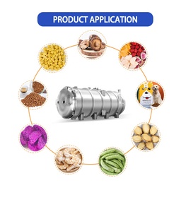 Đa Chức Năng Trái Cây Đóng Băng Máy Sấy-Berry & Xoài Con Chip Thiết Bị Với PLC & Bánh Gas Sưởi Ấm SUS304 Thép Không Gỉ - Product Image 2