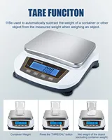 Balanza Analítica Digital de 5 kg y 0.01 g de Precisión, Báscula Electrónica para Laboratorio, Joyería y Cocina, con Certificación CE