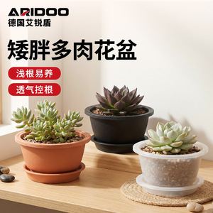 Maceta de Plástico Minimalista Estilo Coreano Airi Shield para Suculentas con Orificios de Drenaje - Product Image 2