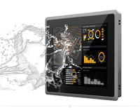 10 12 15 17 19 21.5 pouces industriel écran tactile android panel pc moniteur tout en un pc vrai plat intégré panneau industriel pc