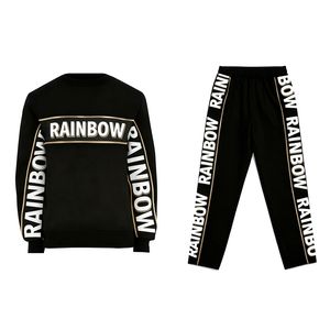 Tuta Sportiva Unisex Personalizzata con Logo Stampato, Set <span class=keywords><strong>Trendy</strong></span> in Cotone con Felpa e Pantaloni, <span class=keywords><strong>Abbigliamento</strong></span> Streetwear OEM - Product Image 2