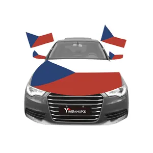 Индивидуальные автомобильные окна, двухсторонний 2024, Европейский Кубок, Национальный флаг, сублимационный флажок, Мини-Автомобильный флаг с пластиковым шестом