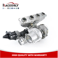 شاحن توربيني Raceorly جديد لمحركات BMW N20 الأصلية OEM 11657634486 لموديلات 125i و 320i و 328i و 520i و 528i و X1 و X3 و X4 - طقم ترقية توربو