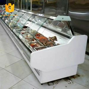 Exhibidor <span class=keywords><strong>de</strong></span> Carne para Supermercado, Refrigerador con Puerta <span class=keywords><strong>de</strong></span> Vidrio, <span class=keywords><strong>Vitrina</strong></span> Refrigerada Usada para la Venta <span class=keywords><strong>de</strong></span> Alimentos - Product Image 2