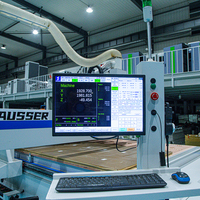 Router CNC HSR en Oferta, Router CNC ATC de Alta Precisión de 3 Ejes para Trabajar la Madera, Fabricación de Puertas de Gabinete, Router CNC ATC 2128 para Cortar Madera