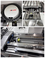 Centre d'usinage vertical CNC robuste VMC1380, commande SYNTEC, 5 axes, 3 axes, magazine à outils 24T, THK BT50