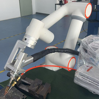 Bras de robot de soudage laser 6 axes, bras de robot collaboratif, robots collaboratifs pour machine de soudage laser et de nettoyage