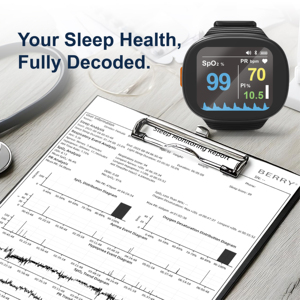 Moniteur de dépistage de l'apnée du sommeil avec bracelet connecté et application – Suivi portable - Product Image 5